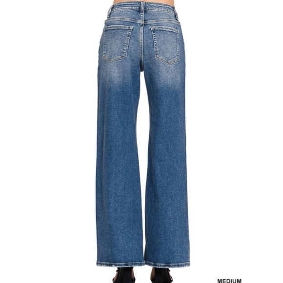 High Rise Blue Jeans - Picture 6 of 15